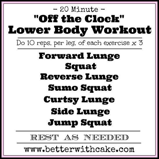20 MIN Lower Body HIIT Workout