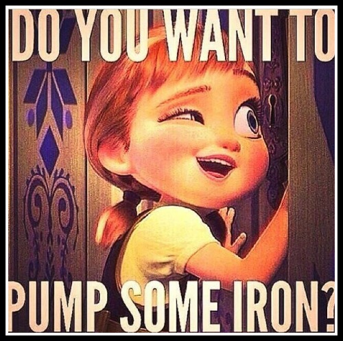 Do you want to pump some iron? - Fit Friday Fun - www.betterwithcake.com