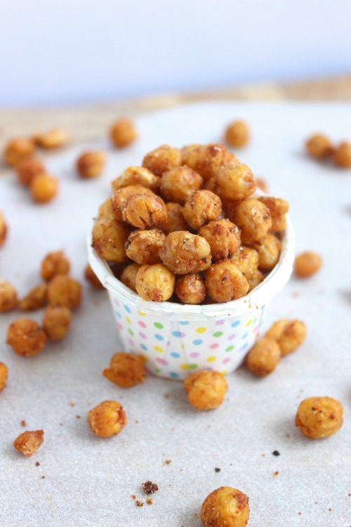 Oven Roasted Chickpeas - www.betterwithcake.com