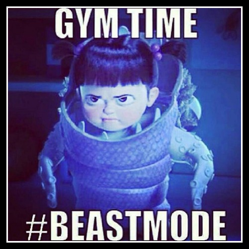 Gym Time. Beast Mode - www.betterwithcake.com