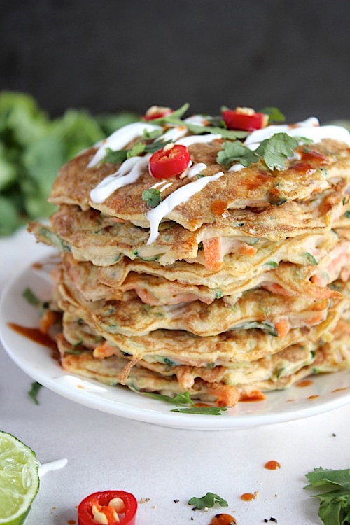 Quick and Easy Carrot and Zucchini Fritters {Gluten Free & Paleo} - www.betterwithcake.com