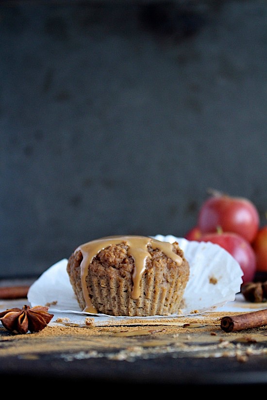 Sugar Free Spiced Apple and Cinnamon Muffins - Gluten Free - Dairy Free - Grain Free - Low carb - Vegan - Keto - Paleo - www.betterwithcake.com