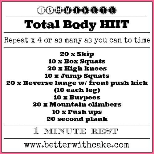 Fit Friday Fun - 15 minute Total body HIIT Workout