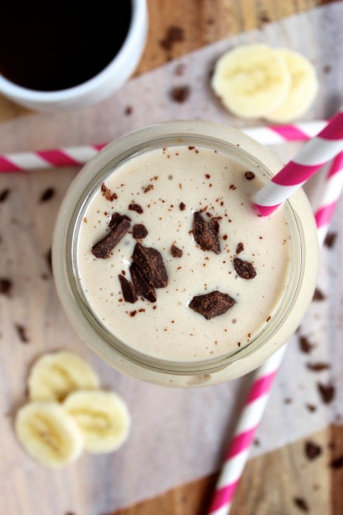 All Natural Maple Vanilla Latte Smoothie