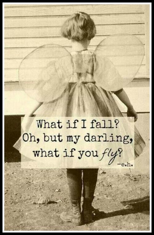 What if I fall? Oh but my darling, what if you fly - www.betterwithcake.com