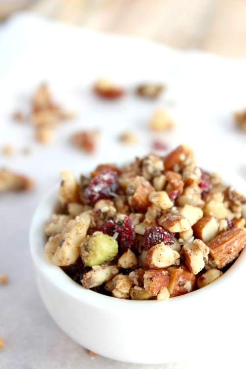 Dark Chocolate Cranberry Nut Clusters - Fraiche Living