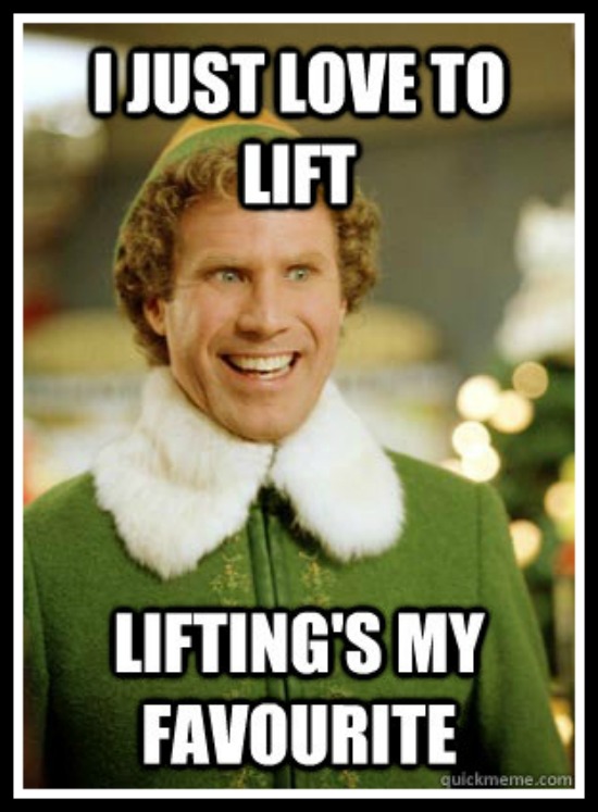 Buddy the Elf - Liftings my favourite - www.betterwithcake.com
