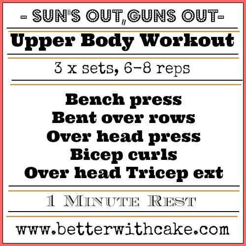 Sun's out, Guns out - Upper Body Workout
