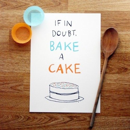 When in doubt bake