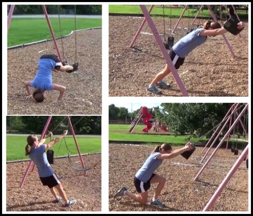  Swing Set Workout with Comfort Workout Clothes