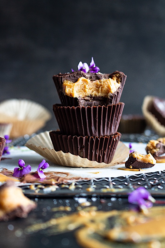 Spiced Dark Chocolate Peanut Butter Cups {aka a Healthy Reeses Copycat} –  Better with Cake