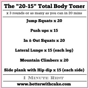 Fit Friday Fun – Goals for 2015 & The 20-15 Total Body Toner - Better ...