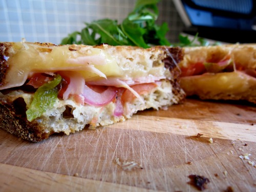 Ultimate Grilled Cheese with Ham