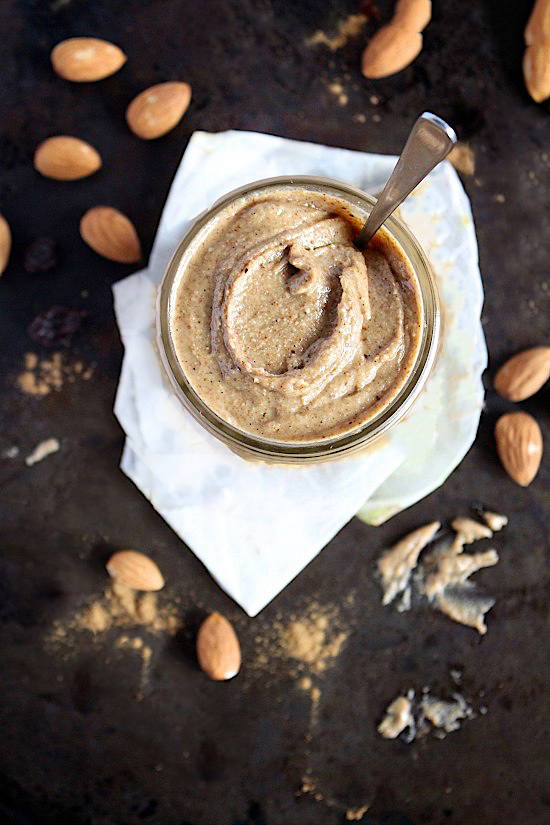 Easy Homemade Vanilla Almond Butter {step by step pics & video link included}