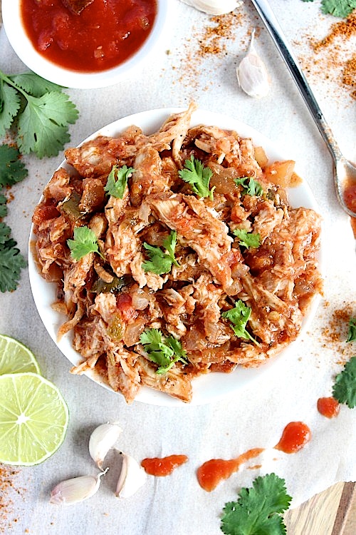 Sweet and Saucy, Mexican Spiced {Slow Cooker} Chicken