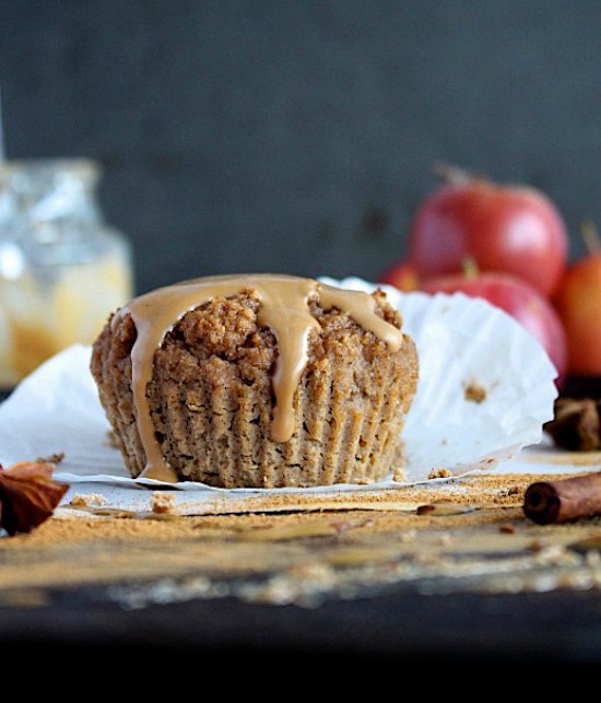 {Sugar Free} Spiced Apple and Cinnamon Muffins