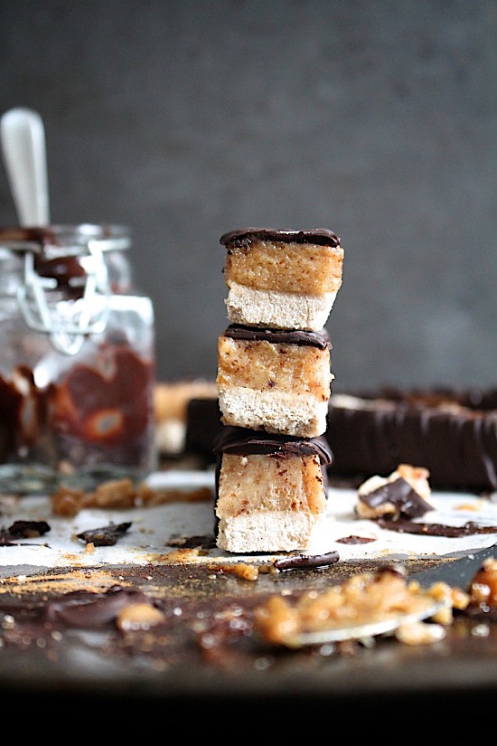 {DATE FREE} Gingerbread Twix Bars + video & step by step pics !!!
