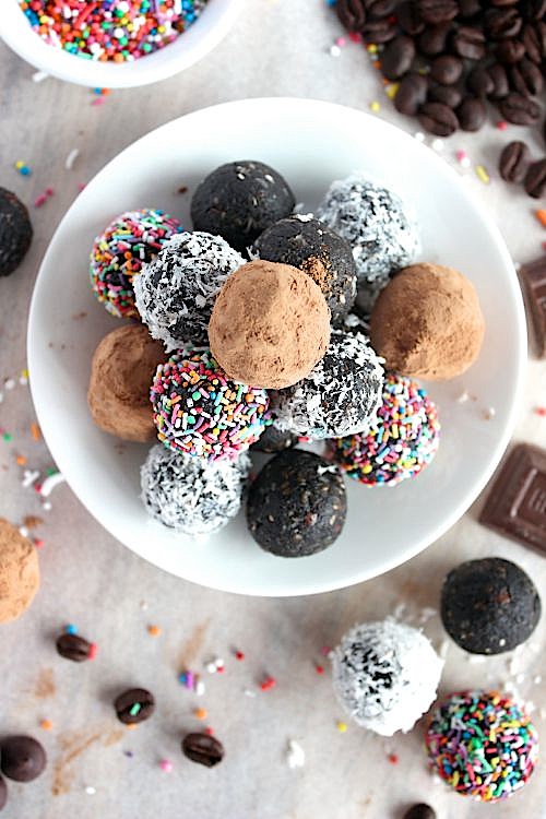 Double Chocolate Espresso Bliss Bites {Date Free}