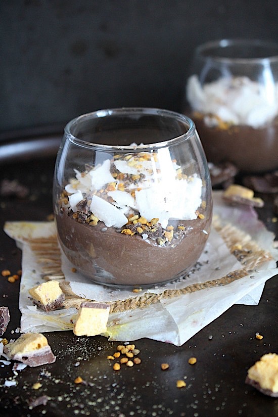 Chocolate Honeycomb Chia Pudding {Dairy Free – Refined Sugar Free – Low Carb – Keto – Paleo}