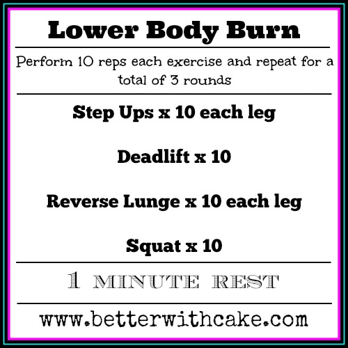 Fit Friday Fun – A Lower Body Workout
