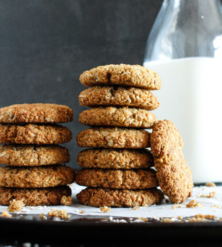 {Lower carb – Sugar free} Classic Style ANZAC Biscuits