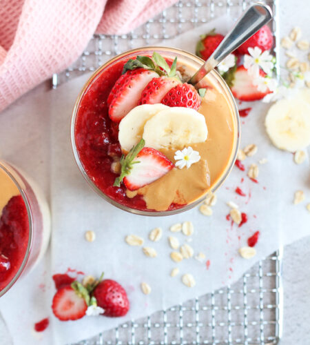 PB&J Overnight Oats