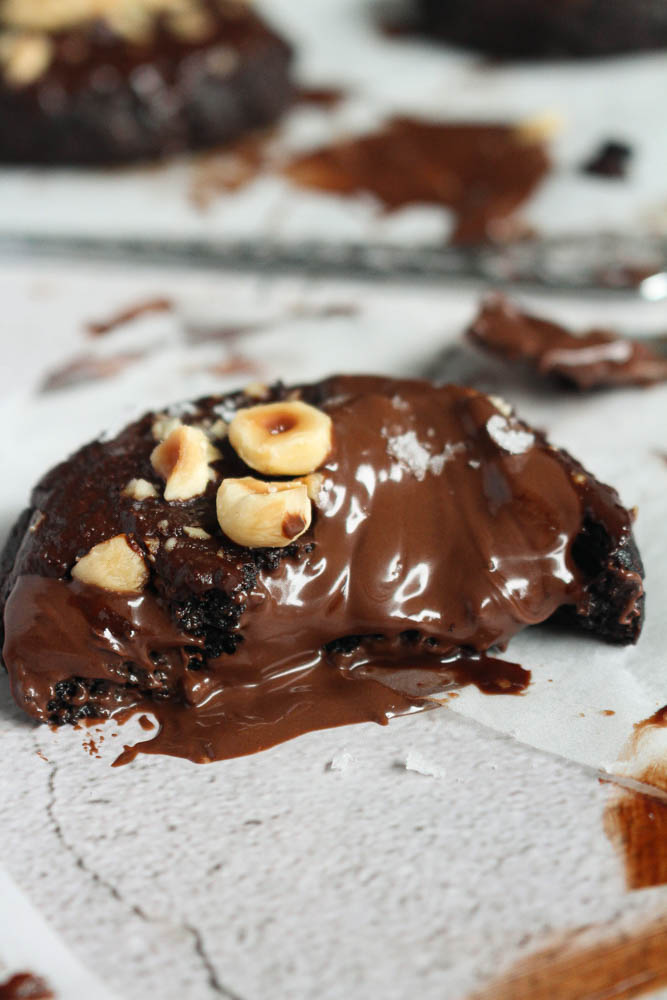 {Small Batch} Chocolate Hazelnut “Ferrero Rocher” Cookies