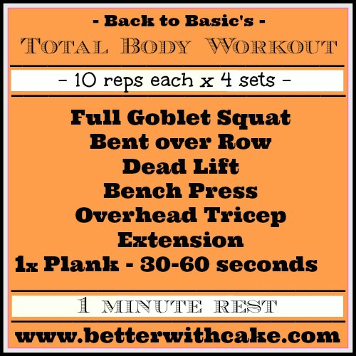 Fit Friday Fun – Deload week and a Back to Basic’s Total Body Workout