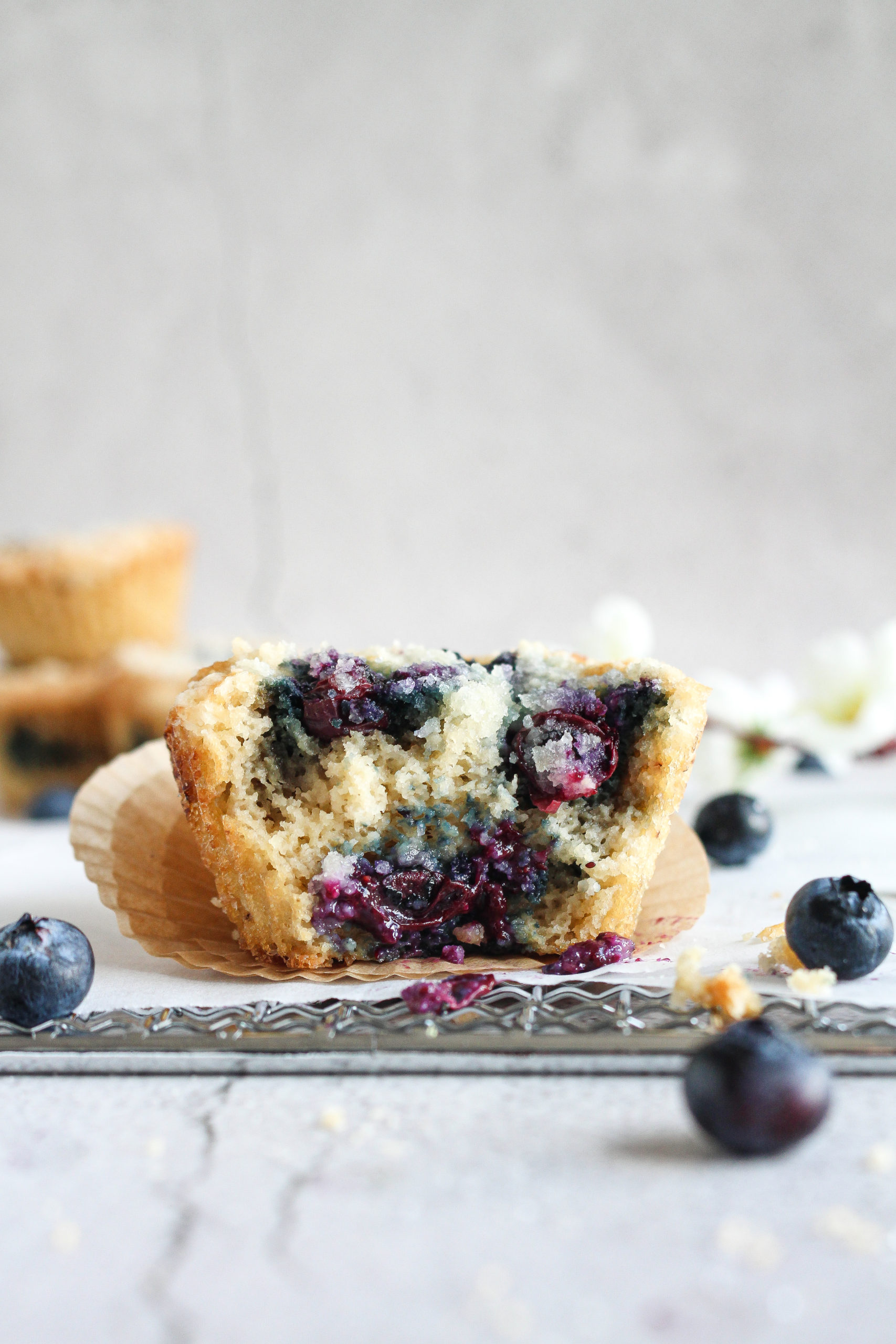 Blueberry Crumble Coffee Cake Muffins