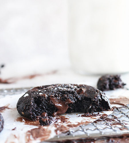 Choc fudge lava brookies for two (or just you) xo