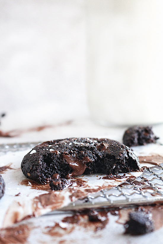 Choc fudge lava brookies for two (or just you) xo